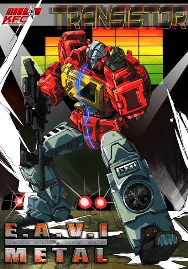 First Look At KFC Transistor MP Class Homage To Not G1 Blaster  (1 of 3)